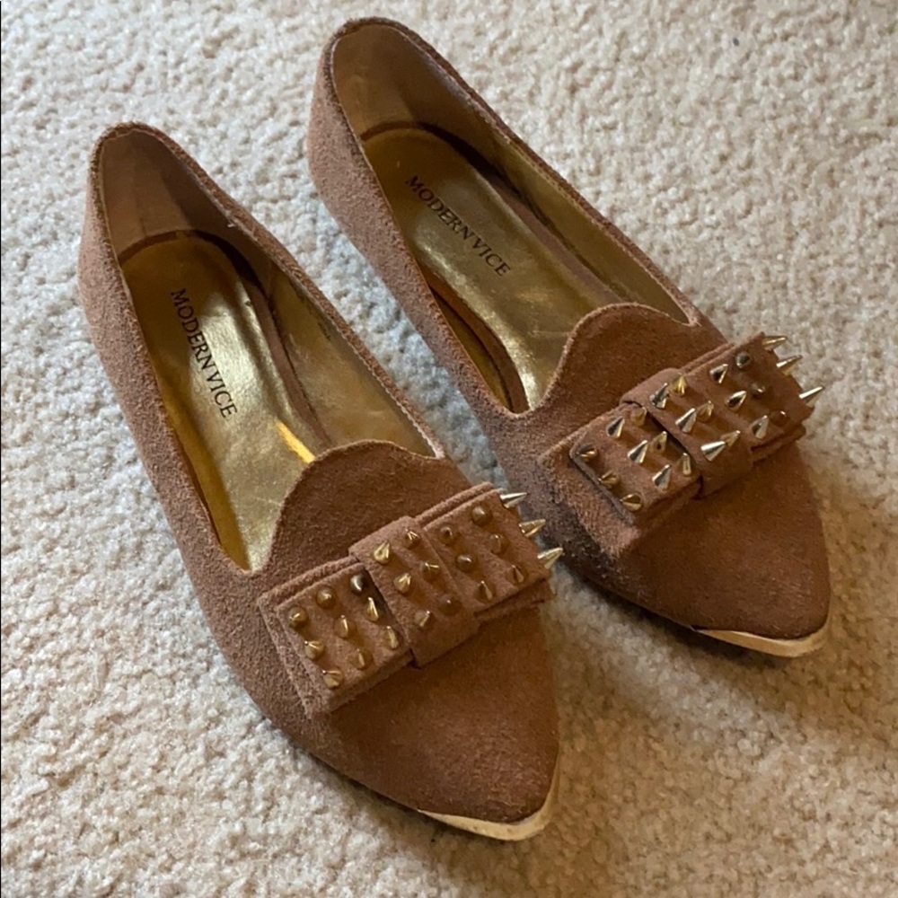 MODERN VICE SUEDE FLATS